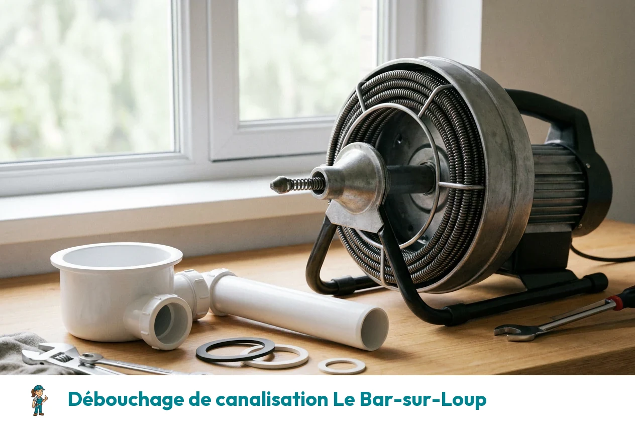 Débouchage de canalisation à Le Bar-sur-Loup