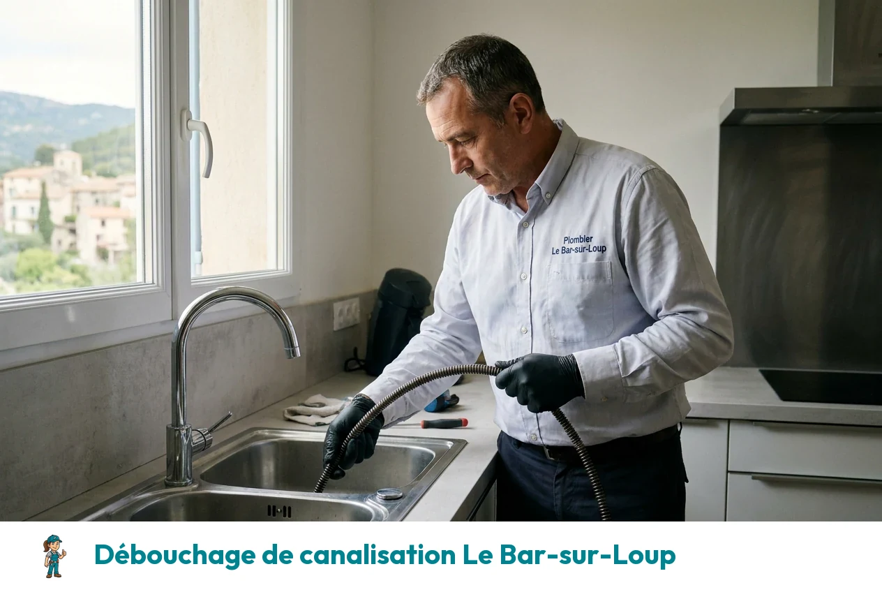 Débouchage de canalisation à Le Bar-sur-Loup