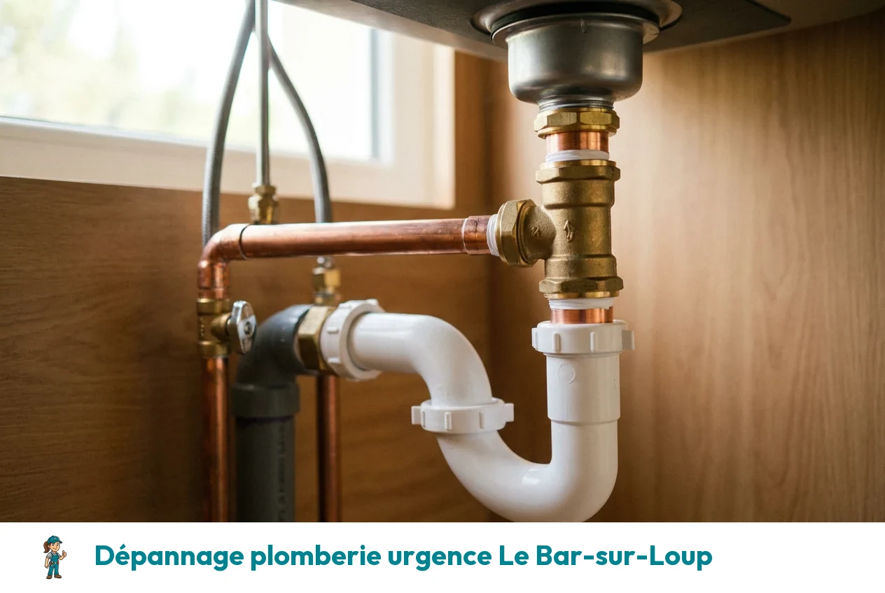 Dépannage plomberie urgence à Le Bar-sur-Loup