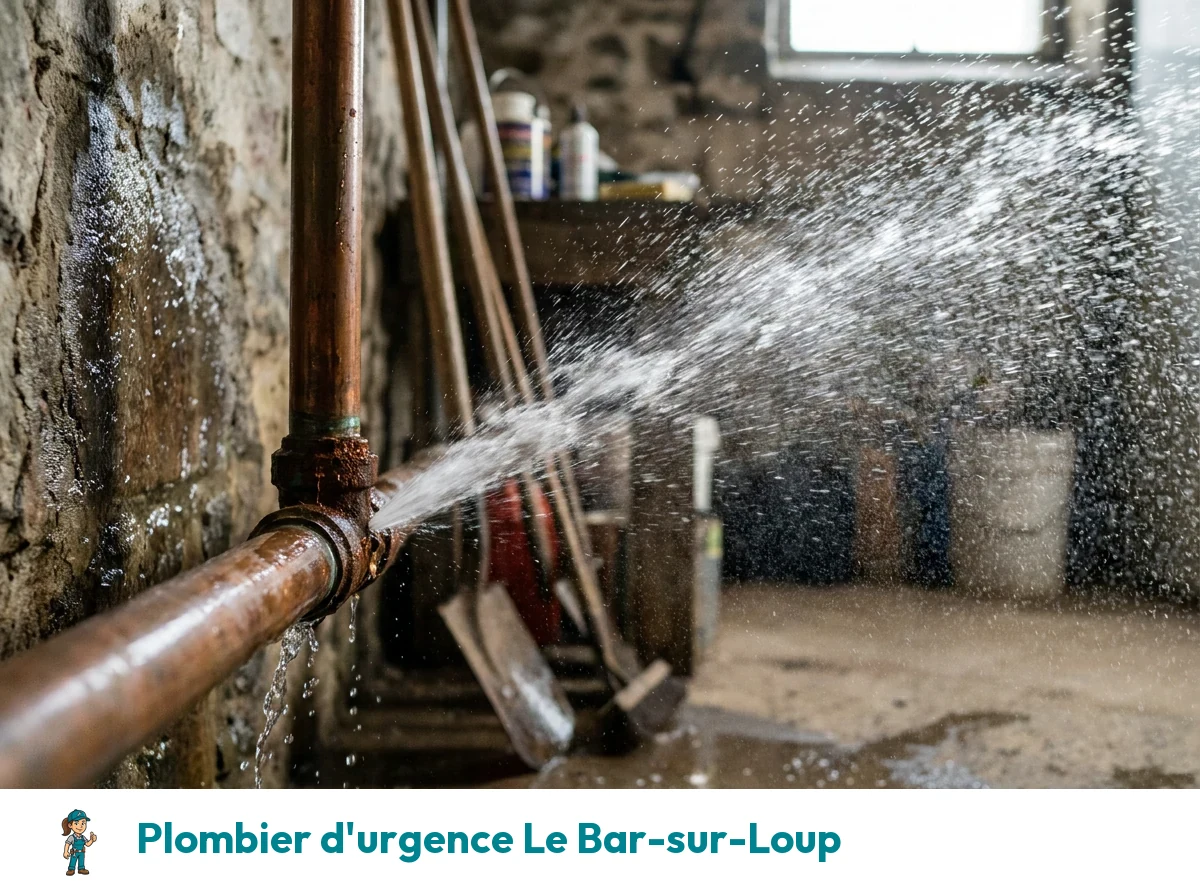 Plombier d'urgence à Le Bar-sur-Loup