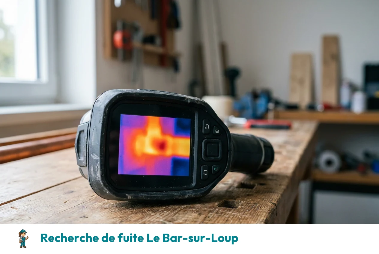 Recherche de fuite à Le Bar-sur-Loup