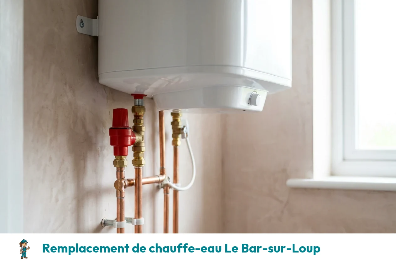 Remplacement de chauffe-eau à Le Bar-sur-Loup