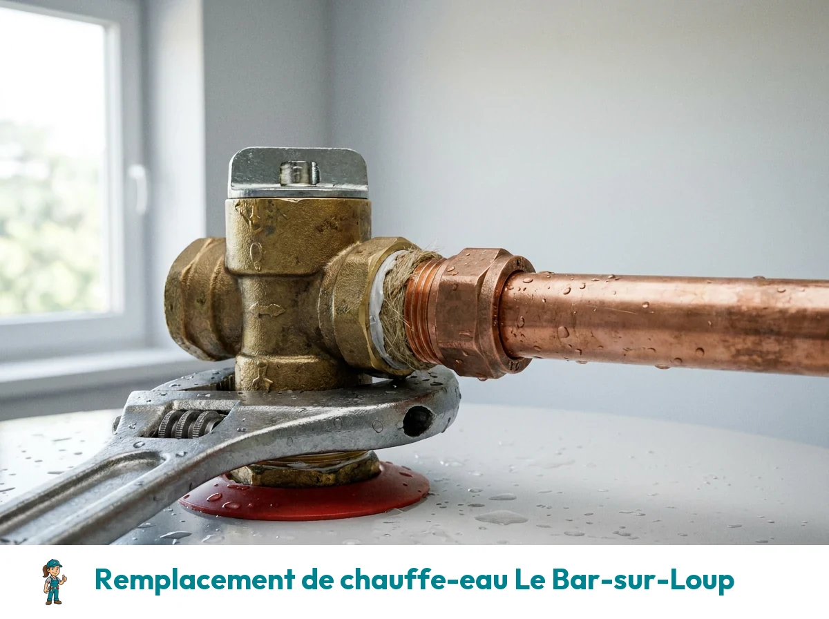 Remplacement de chauffe-eau à Le Bar-sur-Loup