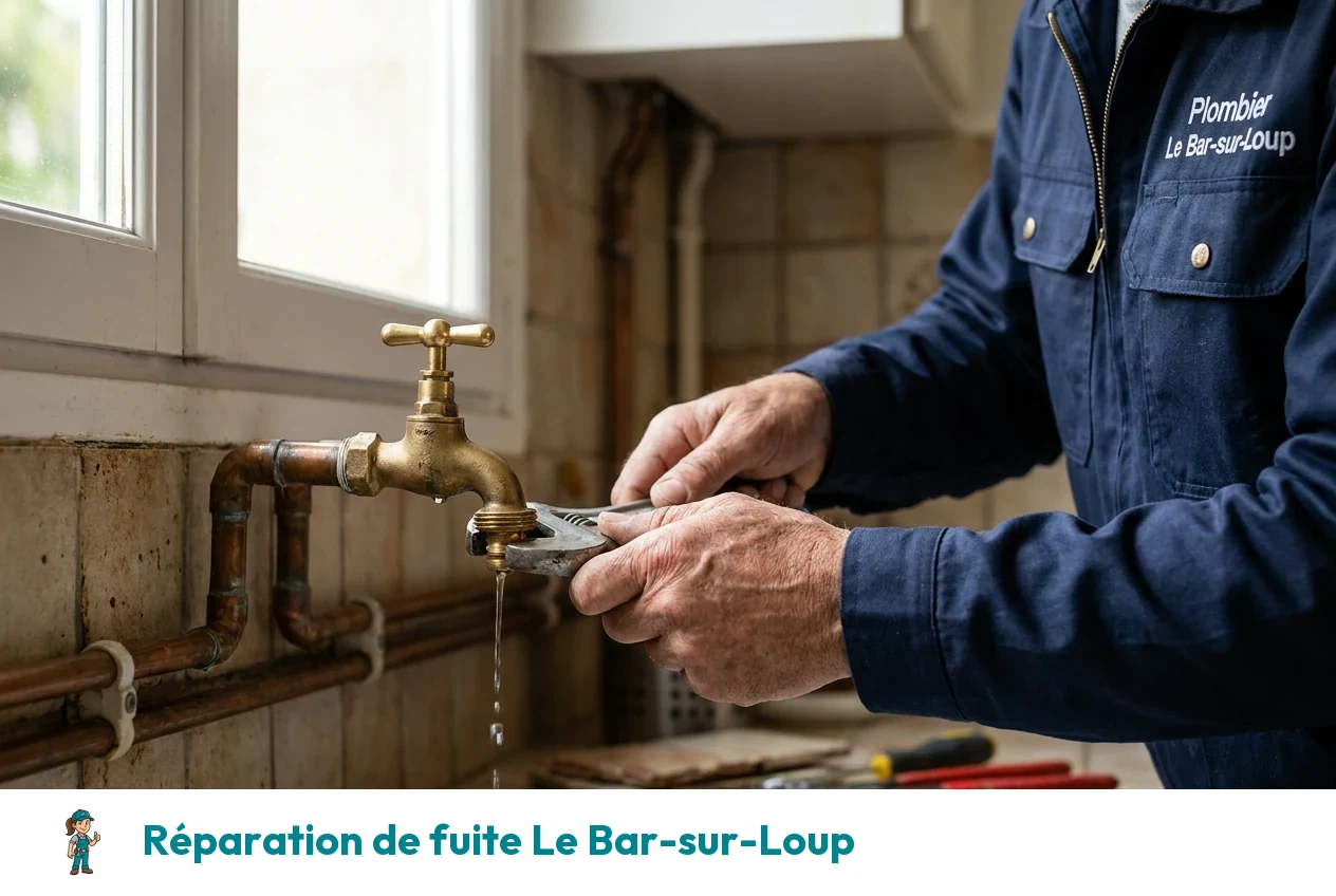 Réparation de fuite à Le Bar-sur-Loup